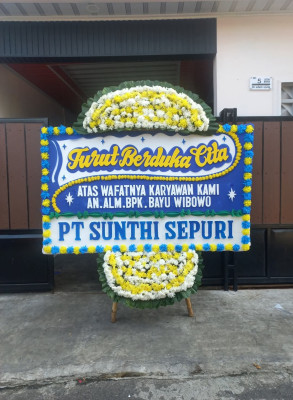 Papan Bunga Duka di Betoambari